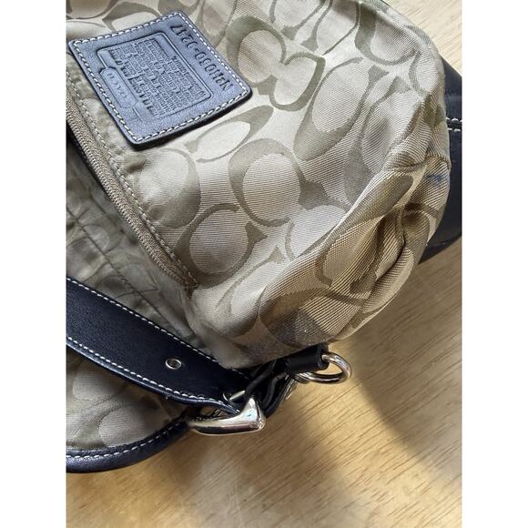 Y2K Coach HO50-9247 Small Vintage Black Soho Leather Shoulder Bag 90’s Silver - Picture 15 of 16